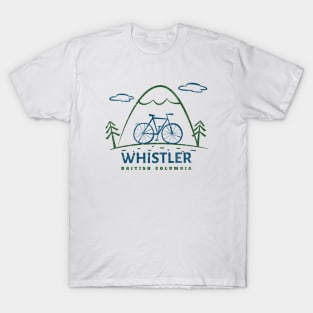 Whistler, British Columbia Bike T-Shirt